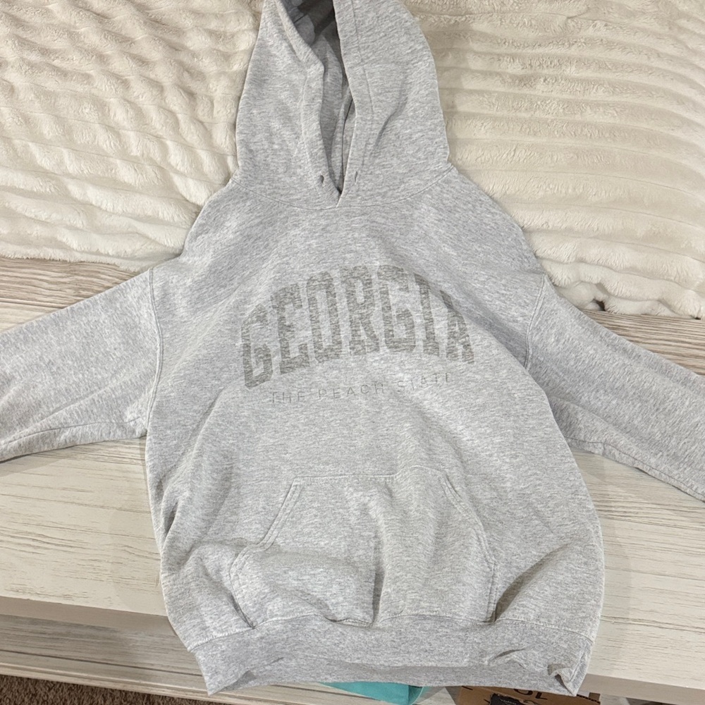 Gildan Gray Hoodie with Georgia Print